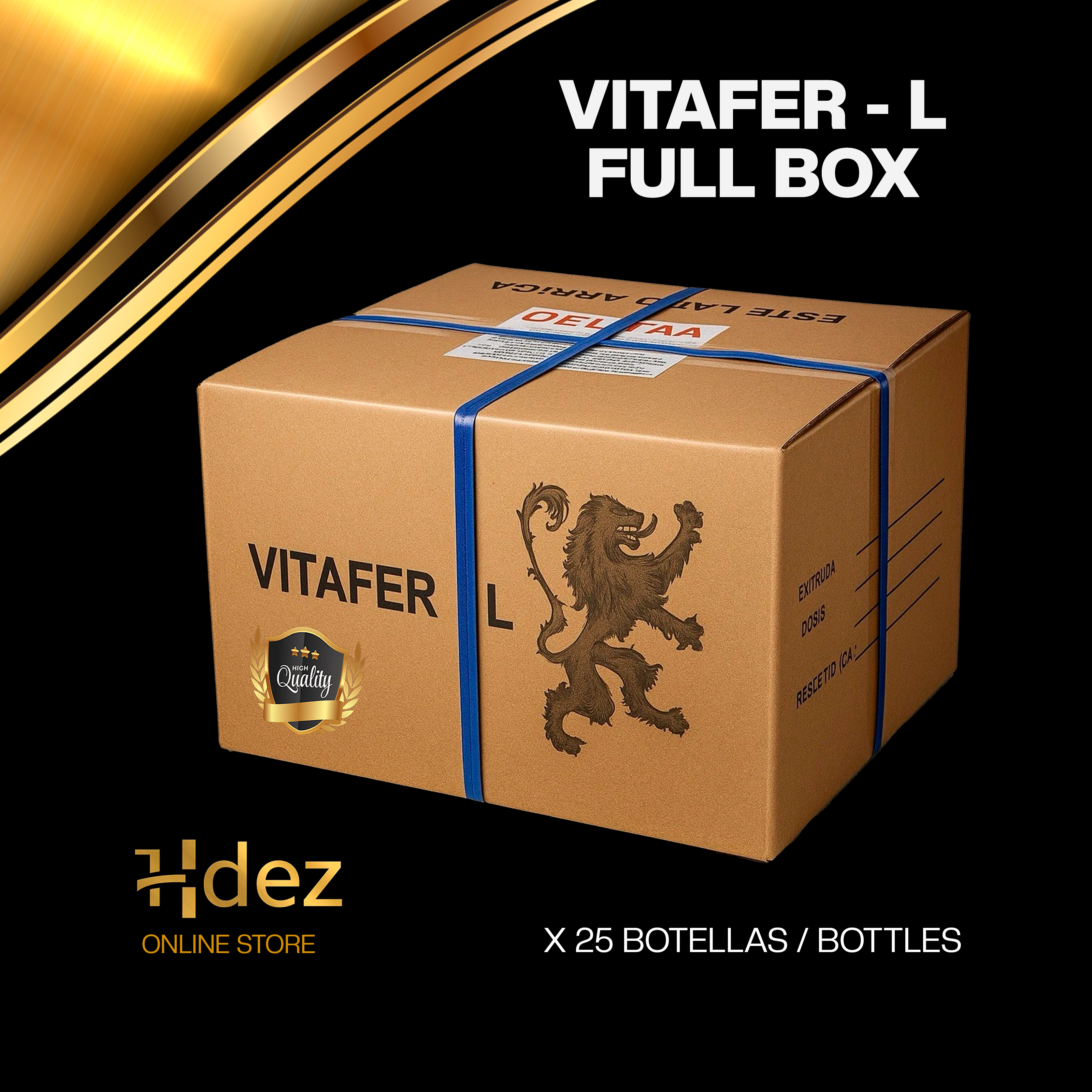 Caja de Vitafer-500ML completa. 25 BOTELLAS